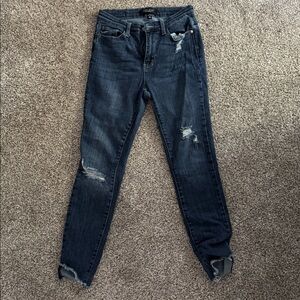 Distressed Blue Jeans Judy blue high waist